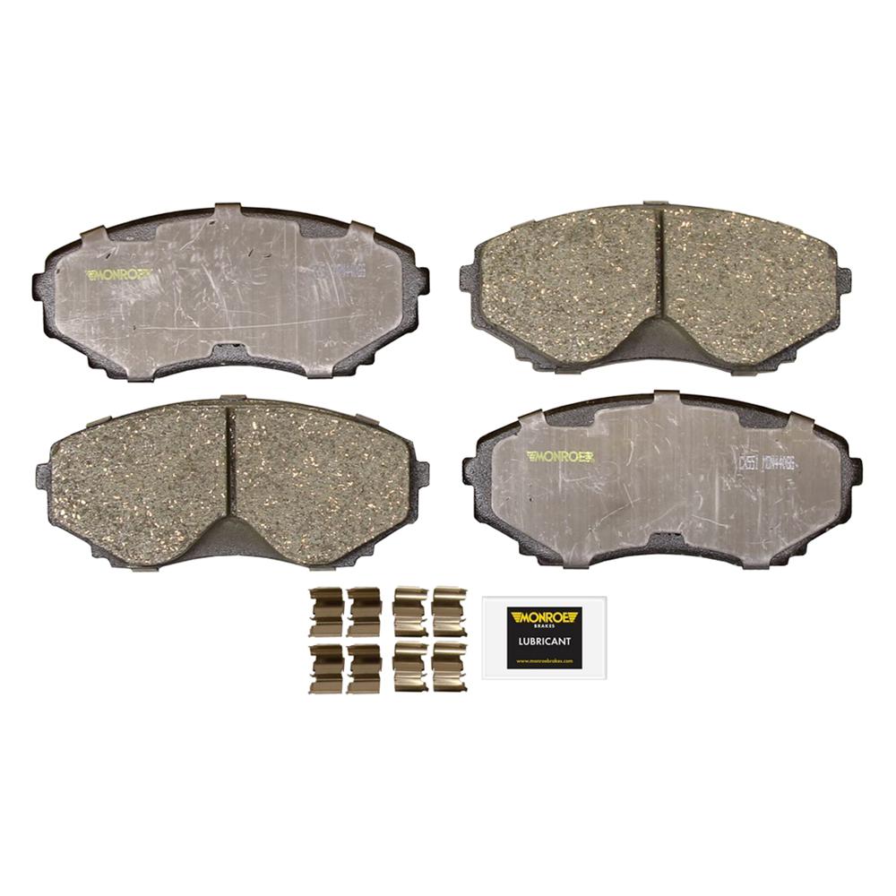 Monroe Brakes Total Solution Ceramic Brake Pads 19921994 Mazda MPV 2