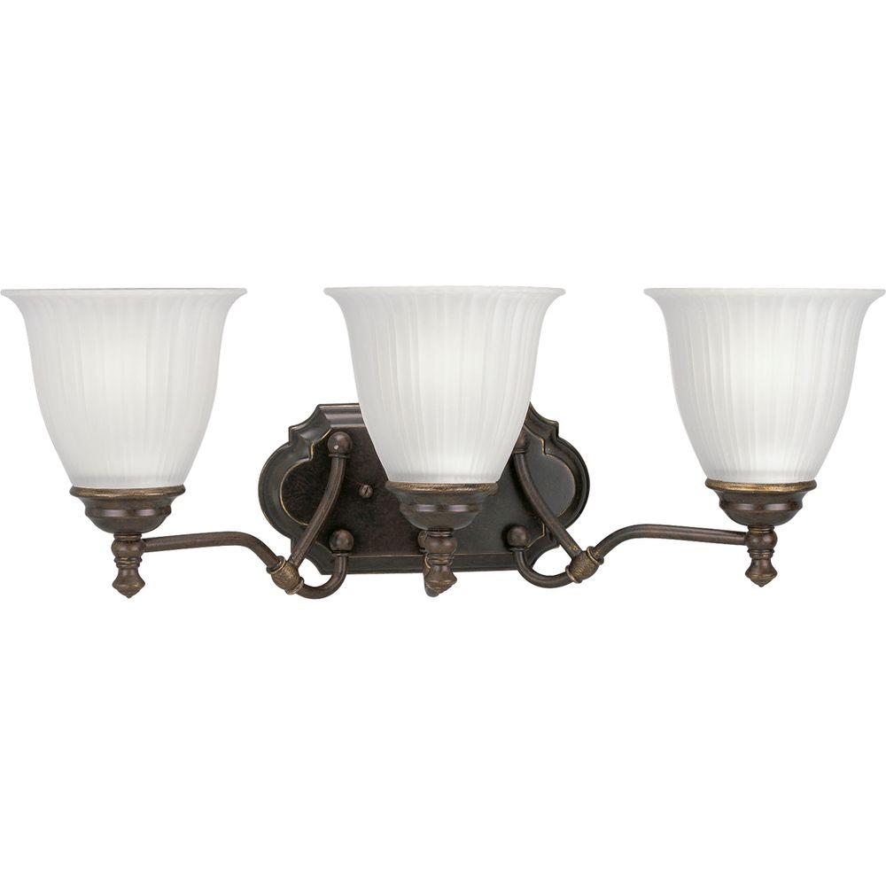 Progress Lighting Renovations Collection 3Light Bronze Vanity