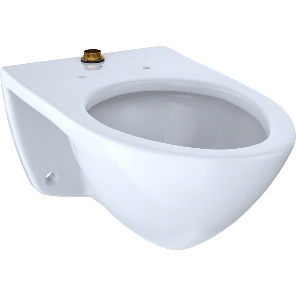 TOTO Flushometer 1.0 GPF WallMounted Urinal with Top Spud in Cotton