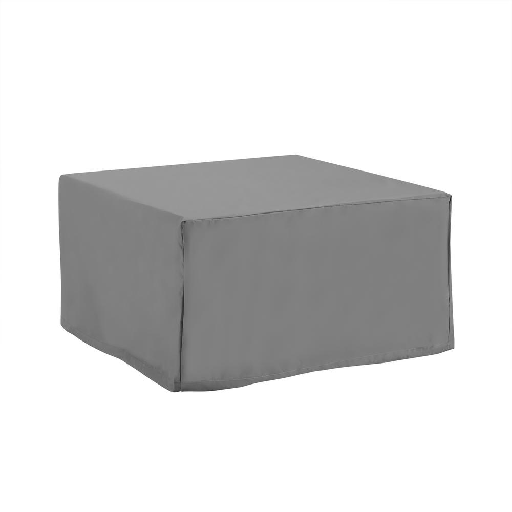 Crosley Furniture Outdoor Gray Square Table And Ottoman Furniture Cover Co7507 Gy The Home Depot