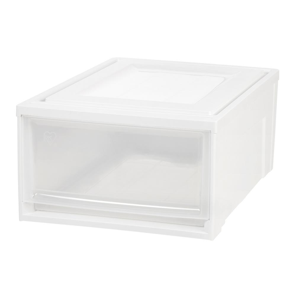 drawer medium box iris storage sterilite chest drawers plastic modular pack compartment tall stacking homedepot