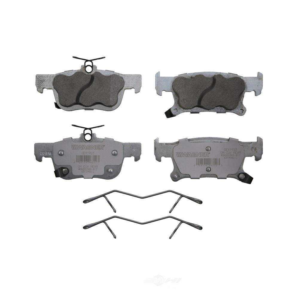 Bosch BE1422 Blue Disc Brake Pad Set for 2010-15 Cadillac SRX and 2011 Saab 9-4X FRONT