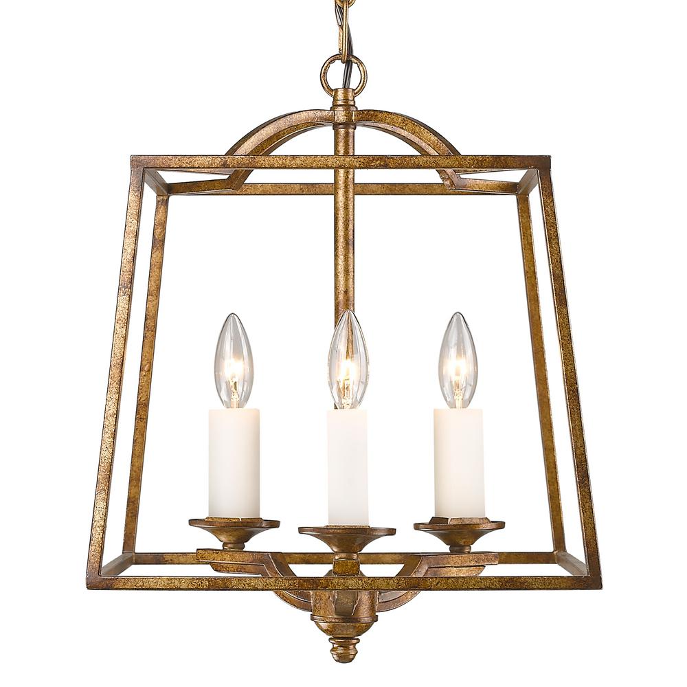 Golden Lighting Athena 3 Light Grecian Gold Pendant 3072 3p Gg The Golden Lighting Athena 3 Light Grecian Gold Pendant