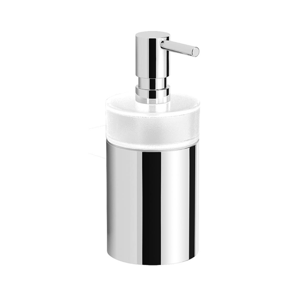 Nameeks Boutique Hotel Free Standing Soap Dispenser in Chrome Finish