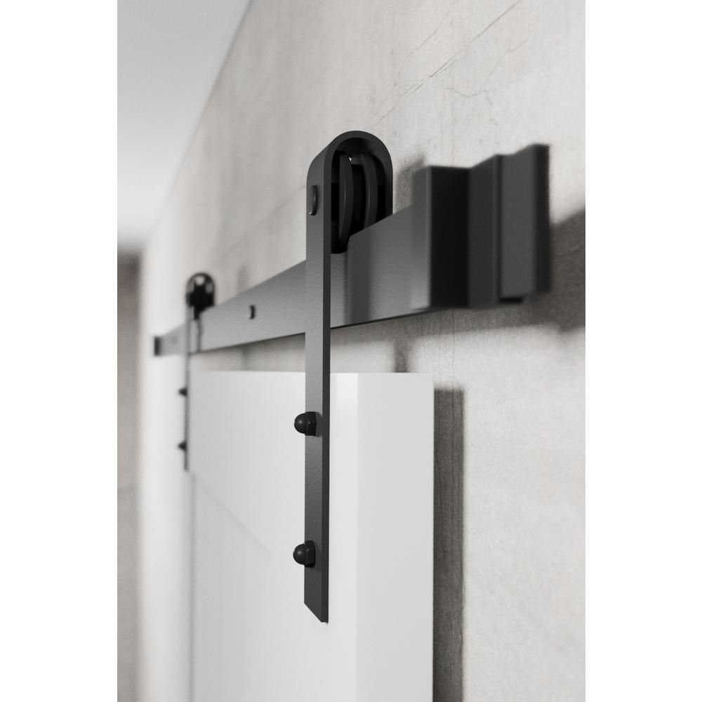 Urban Woodcraft 40 In X 83 In California Solid Core Gray Wood
