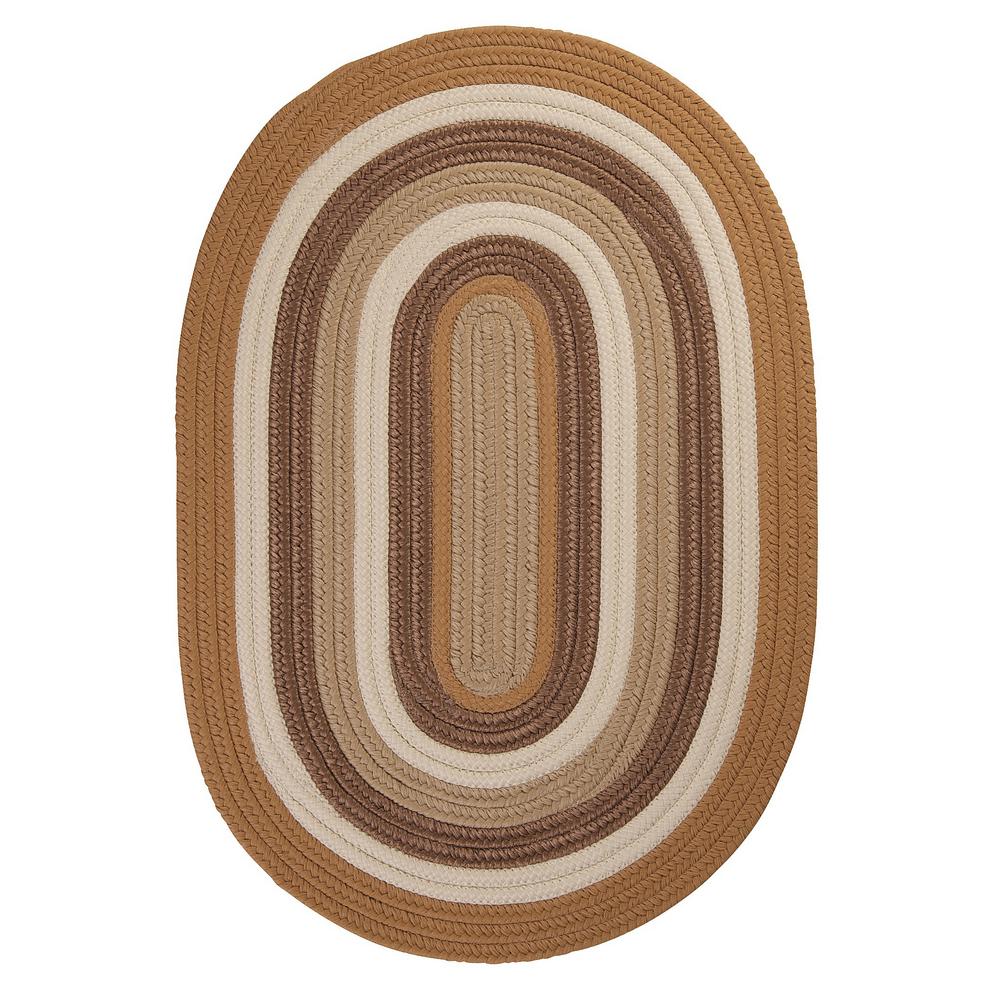 Oval Gold Area Rugs The Home Depot Frontier
