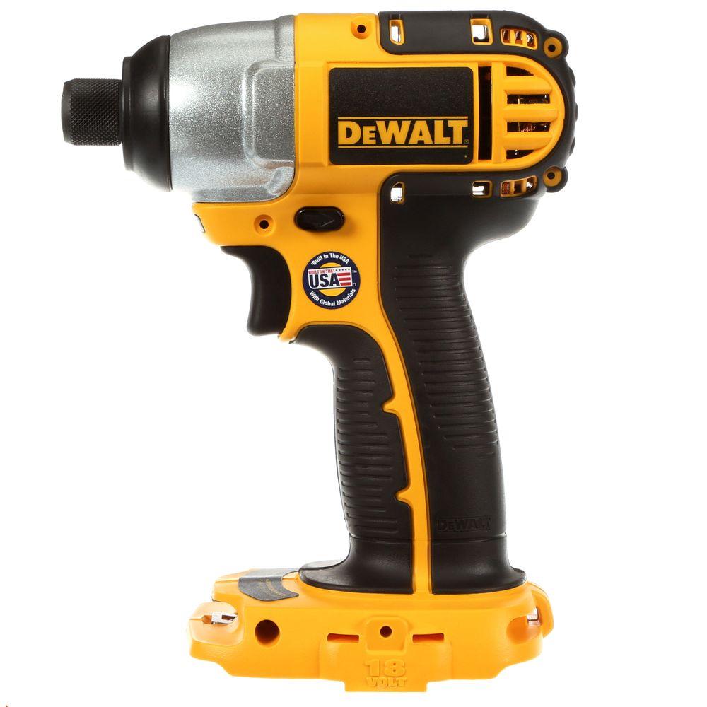 DEWALT 18-Volt 1/4 in. (6.4 mm) Cordless Impact Driver ...