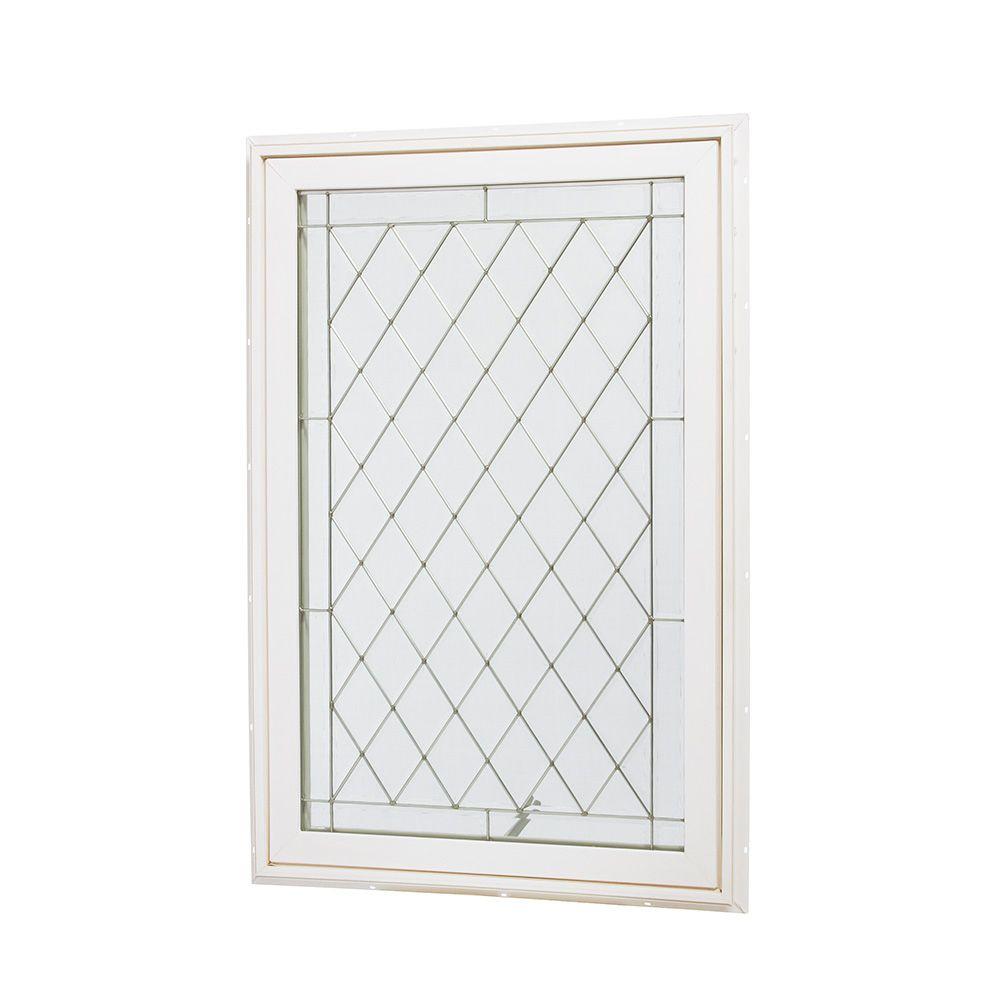 TAFCO WINDOWS 315 In X 475 In Awning Vinyl Window White