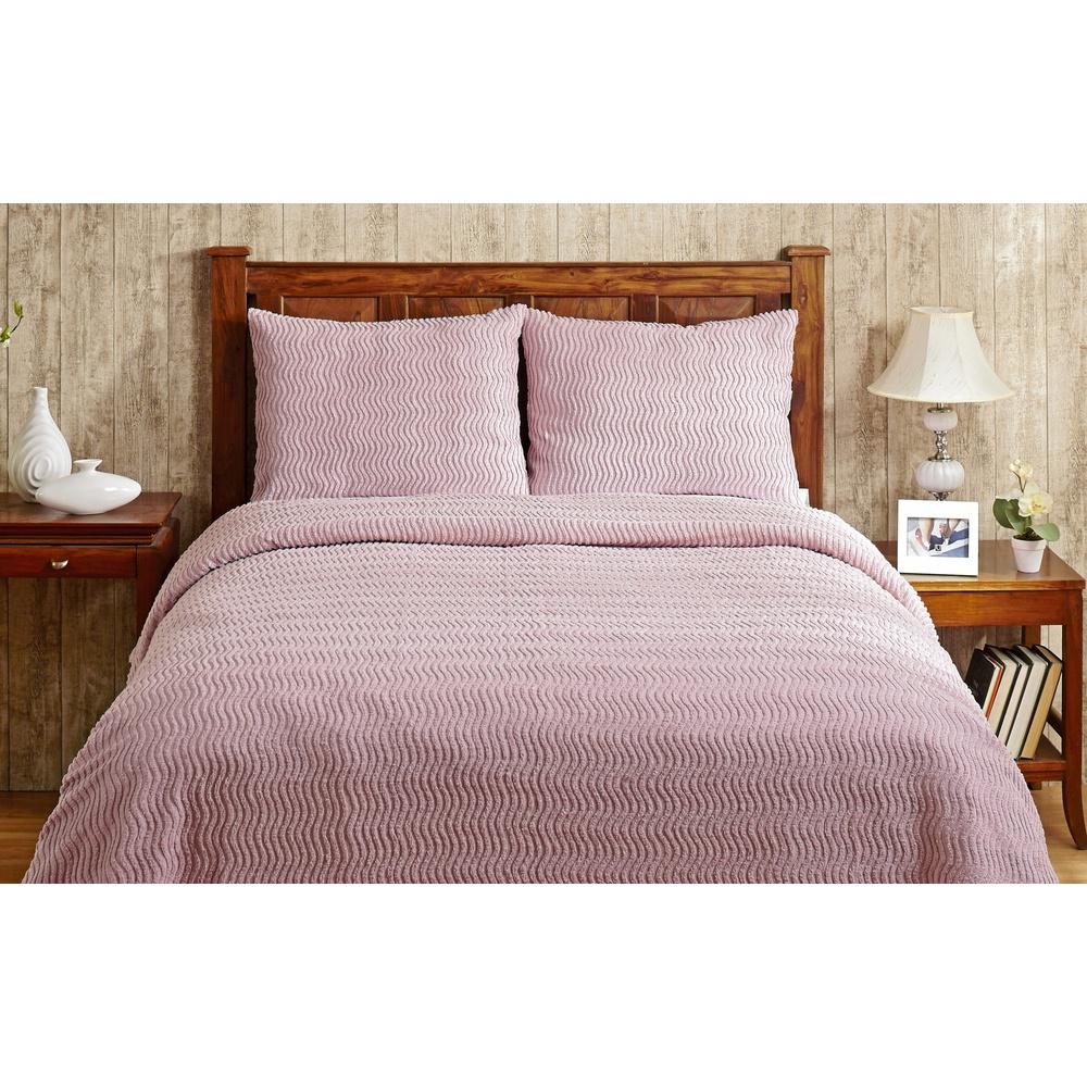 American Traditions French Tile Quilted White King Bedspread BQ7168WTKG