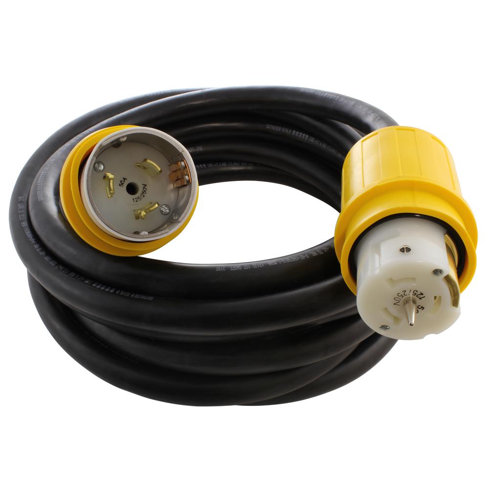 AC WORKS 75 ft. SOOW 6/4 CS6365/CS6364 CA Standard Heavy Duty 50 Amp