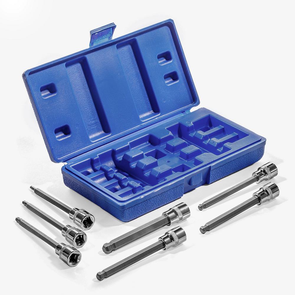 10mm Metric Allen Hex Key Bit Set 3//8/" Socket Set Drive 7pce Professional 3mm