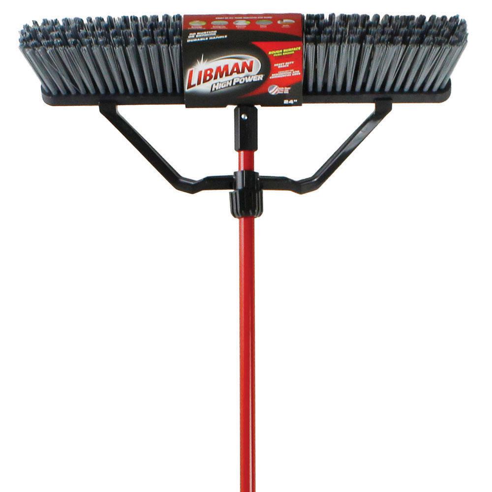 Libman 24 in. Rough Surface Heavy Duty Push Broom825 The Home Depot