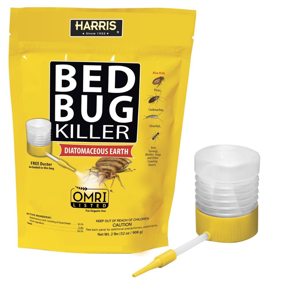 Harris 32 Oz Diatomaceous Earth Bed Bug Killer