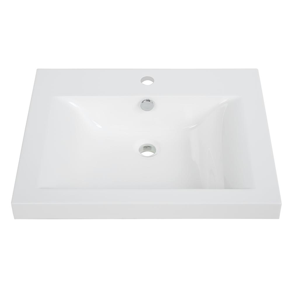 Streamline 24 In D X 18 5 W Solid Surface Resin Vanity Top Solid Surface Resin Vanity Top