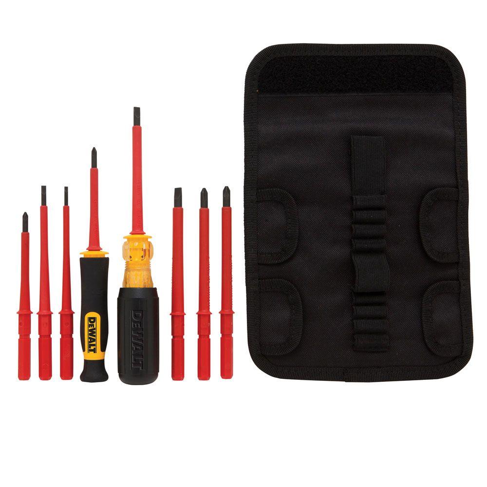 DEWALT Vinyl Grip Insulated Screwdriver Set (10-Piece)-DWHT66417 - The ...