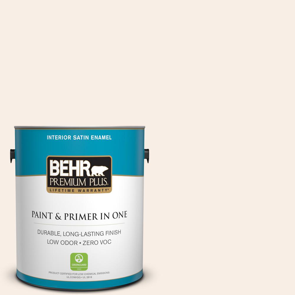 Behr Premium Plus 1 Gal M210 Seed Pearl Satin Enamel Zero Voc M210 1 Seed Pearl Satin Enamel Zero Voc