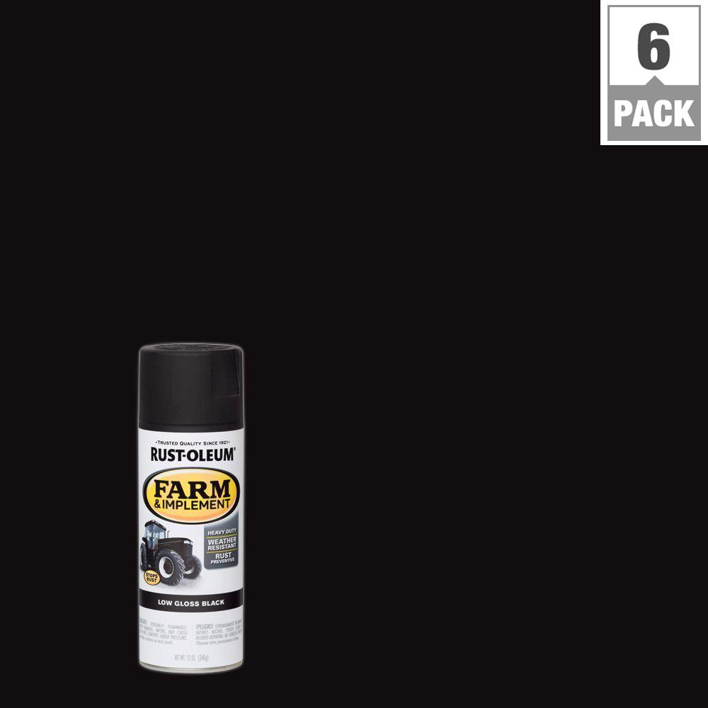 RustOleum Automotive 12 oz. Engine Enamel Gloss Black Spray Paint248932 The Home Depot