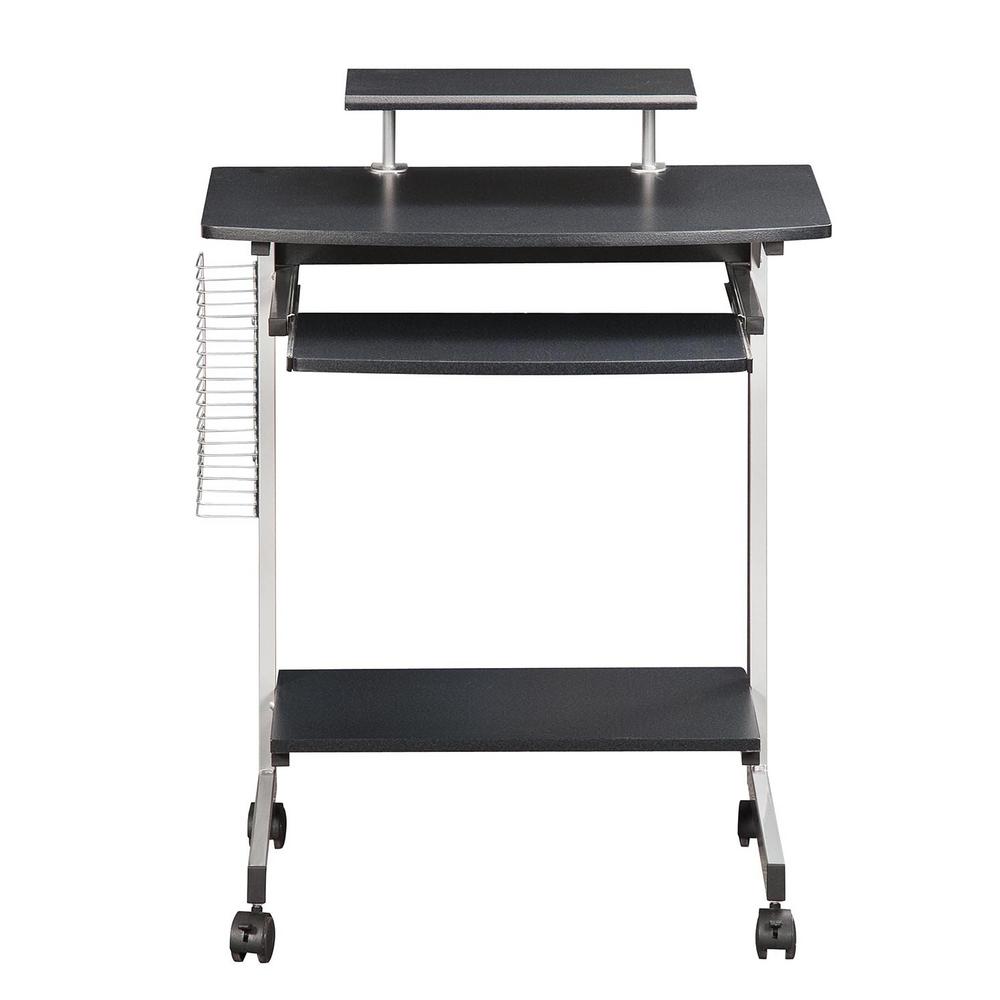 Techni Mobili Graphite Compact Computer Cart With Storage