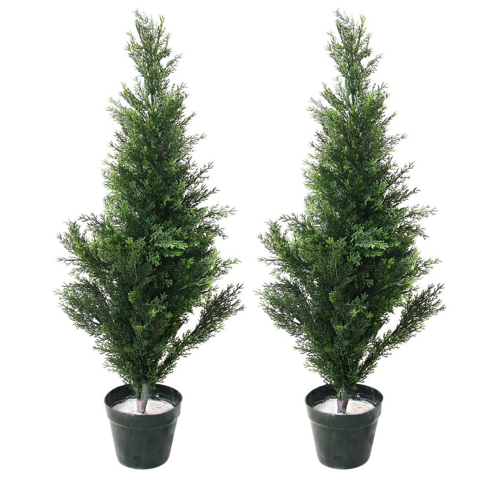 Romano 3 ft. Topiary Cedar Trees (2-Pack)