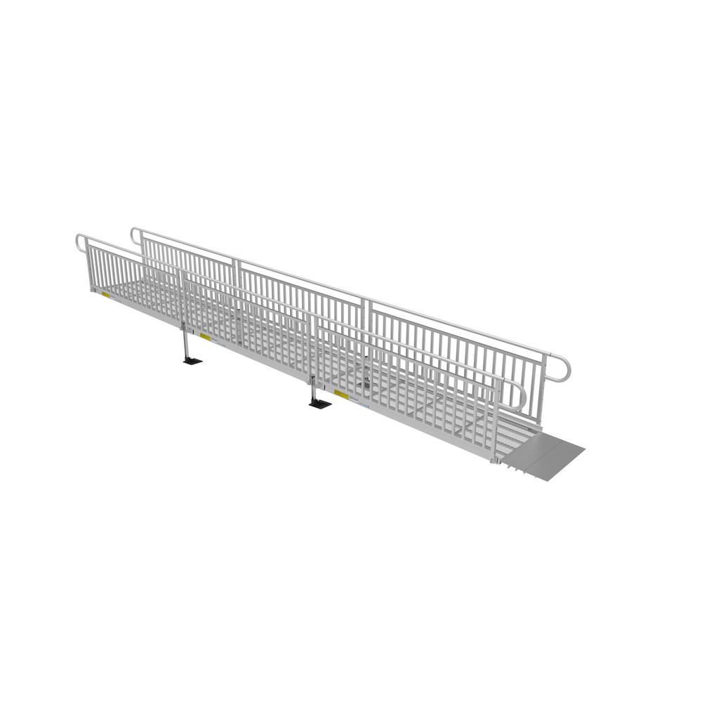 EZACCESS PATHWAY 3G 24 ft. Ramp Kit with Expanded Metal Surface and