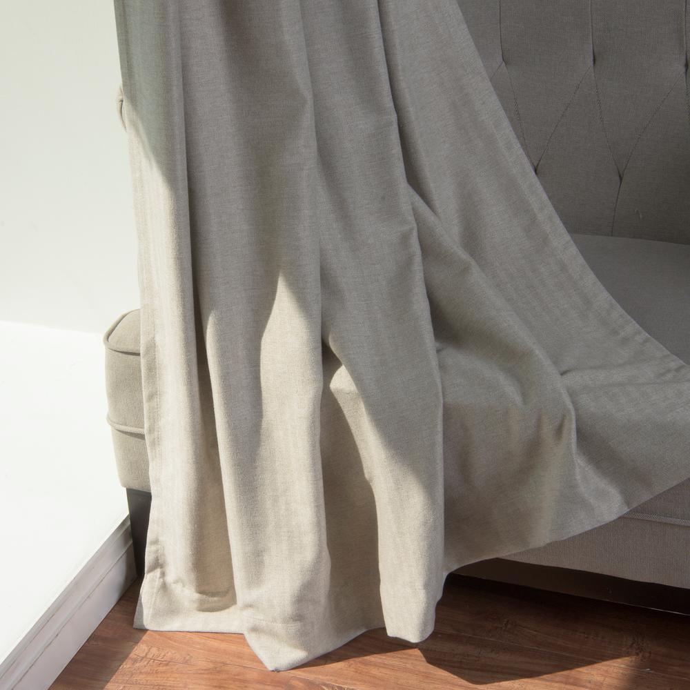 Best Home Fashion Herringbone 52 In W X 84 In L Curtains In