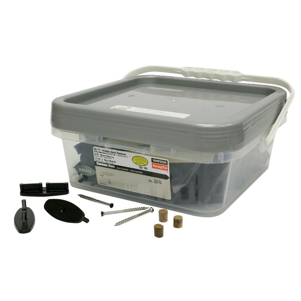 Simpson Strong-Tie Hidden Deck Fastener for Composite Decking (175-Pack