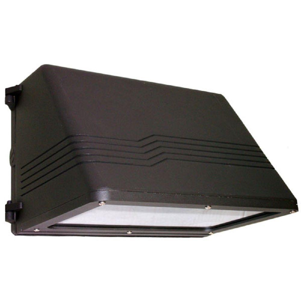 Wall Packs Black Outdoor Mounted Lighting 40 Watt Outdoor Natural White Led Wall