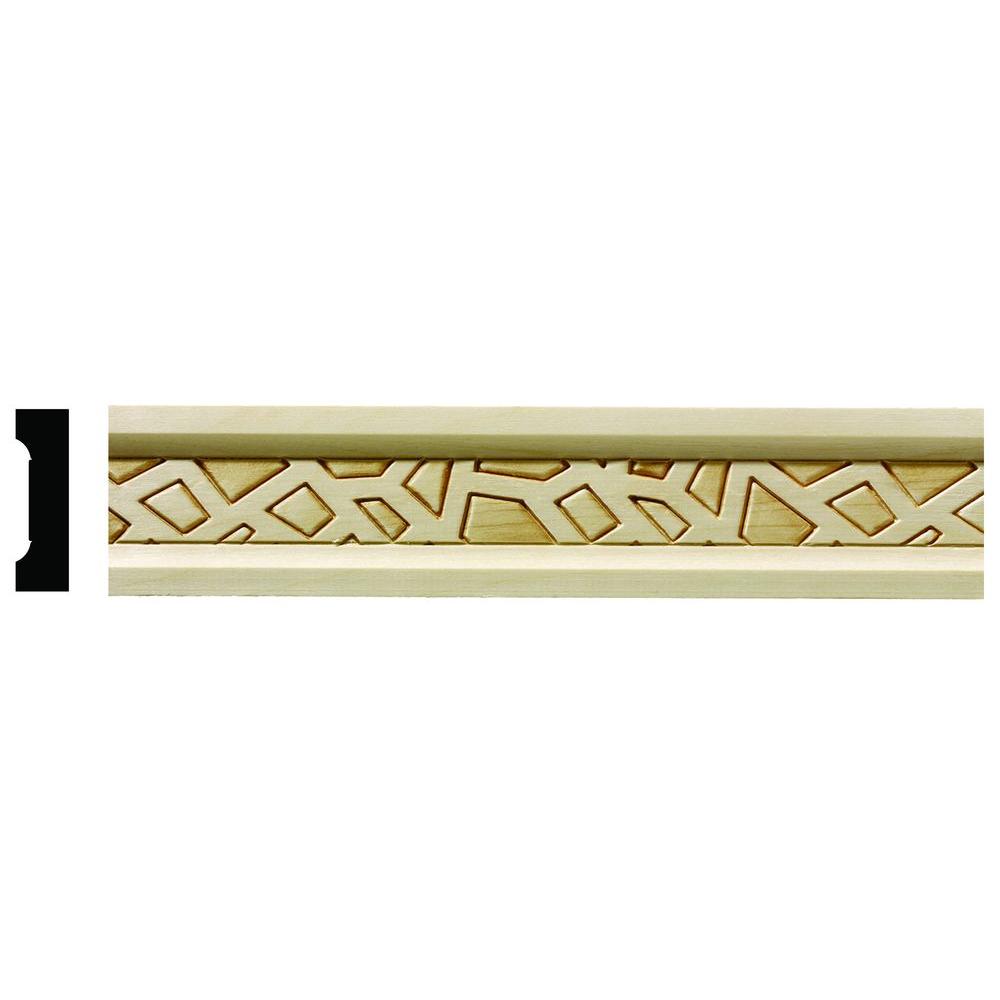 Chair Rail Backer Wall Trim Moulding The Home Depot 1 2 In X 3 4 96