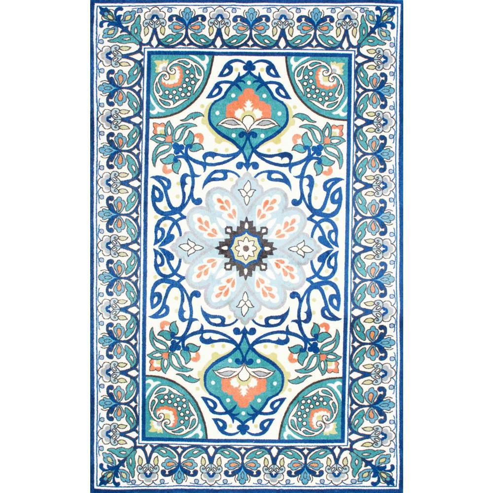 Nuloom Fl Leda Blue 5 Ft X 8 Area Rug Bhbz01a 508 The This Review Is From Fl Leda Blue 2 Ft X 3 Area Rug