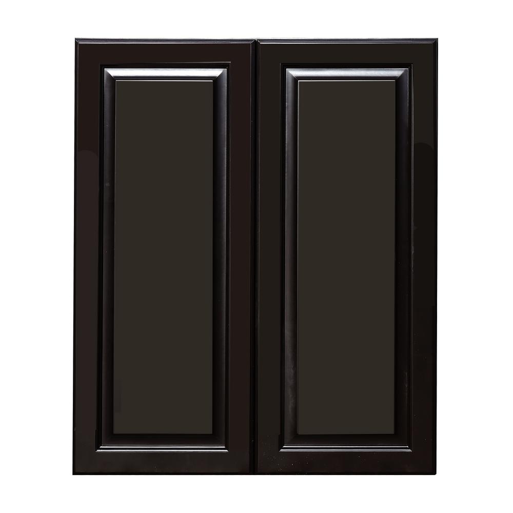 Lifeart Cabinetry La Newport Assembled 30x36x12 In 2 Door Wall