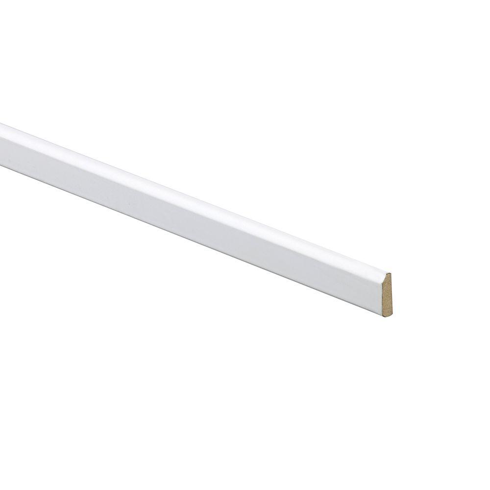 ALL WOOD CABINETRY LLC Express Assembled 0.75 in. x 0.25 in. x 96 in. Batten Molding in Vesper White was $45.05 now $30.82 (32.0% off)