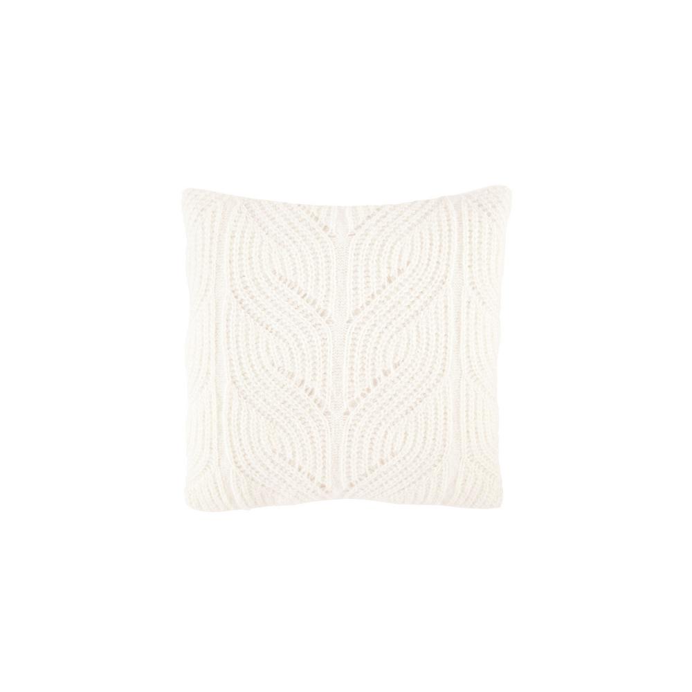 Nautica Saybrook Brown Cotton 16 in. x 16 in. Decorative Pillow