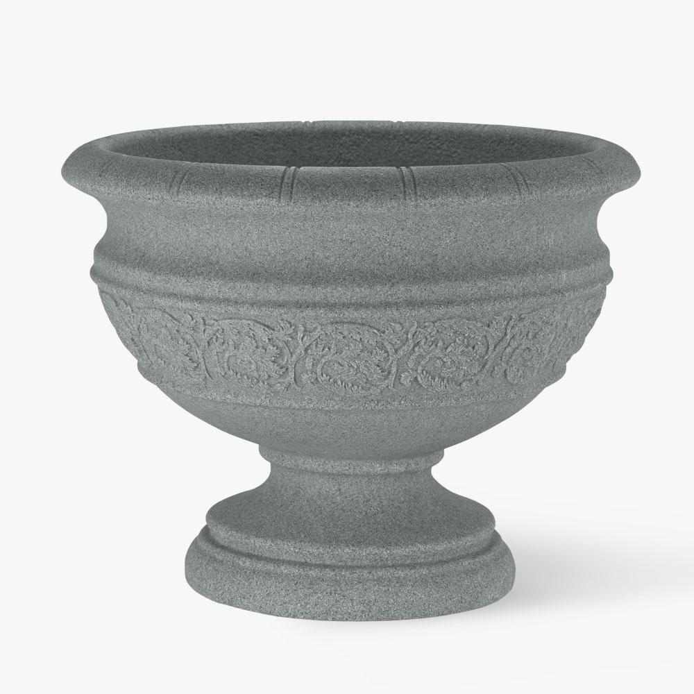 Concrete Urn Planters Planters The Home Depot