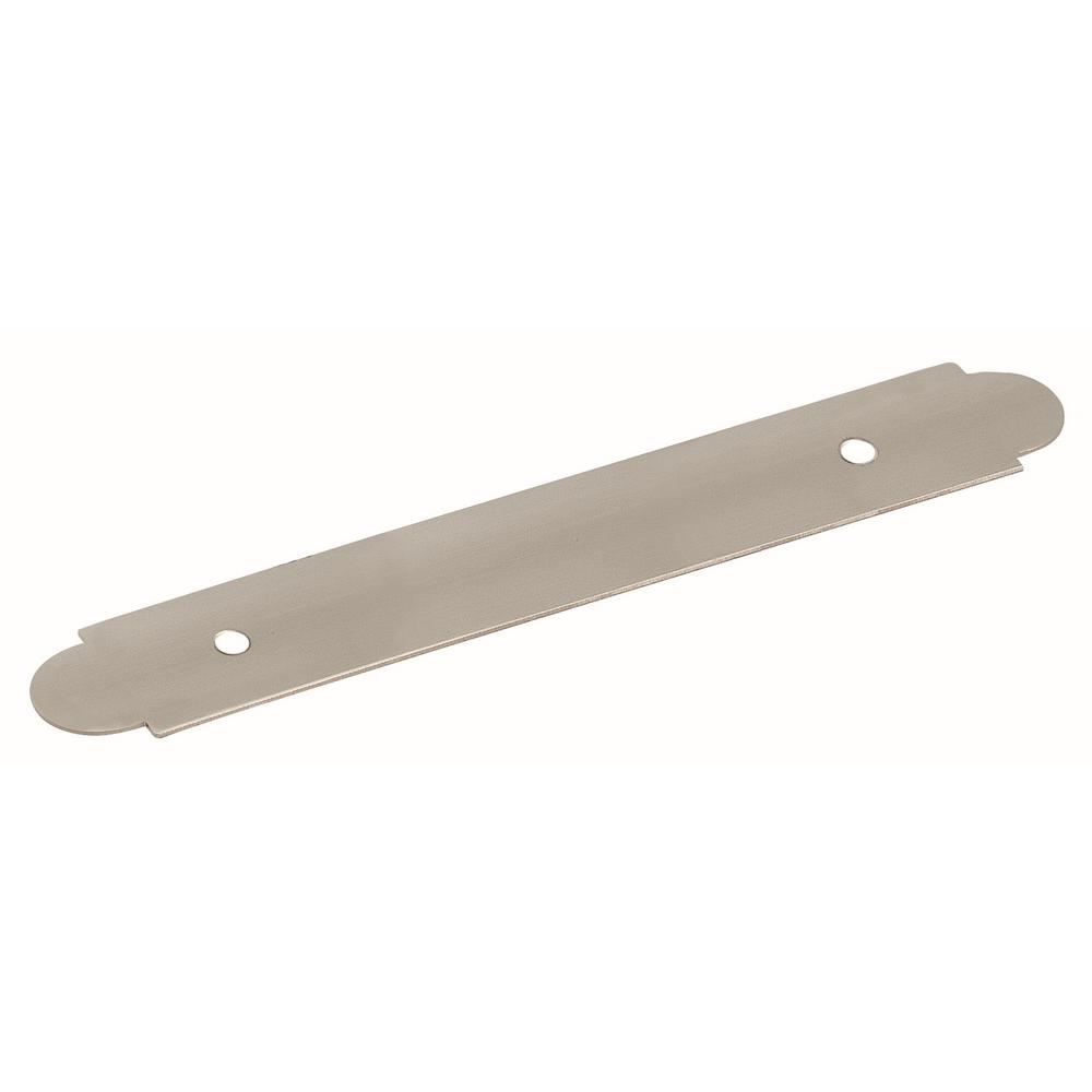 Amerock Backplates 3 In 76 Mm Center To Center Satin Nickel