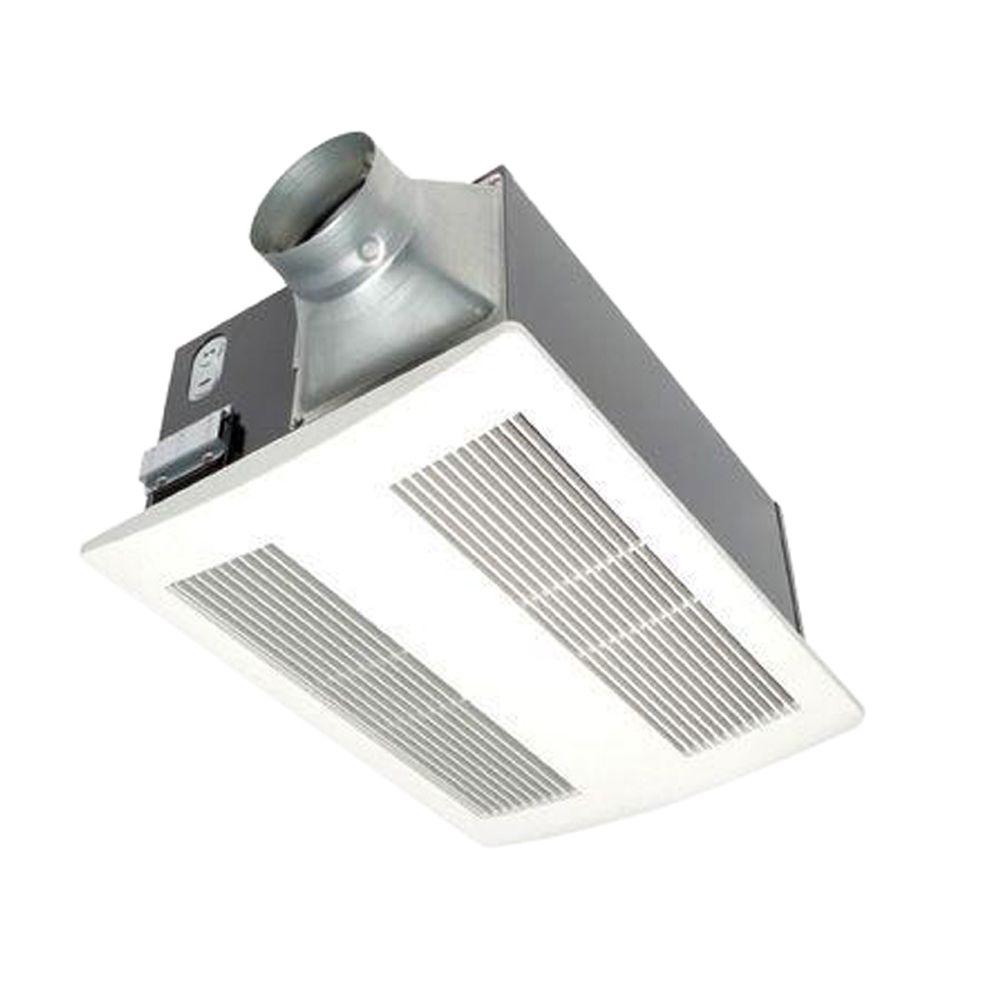 Panasonic Whisperwarm 110 Cfm Ceiling Exhaust Bath Fan With Heater Quiet Energy Efficient And Easy To Install