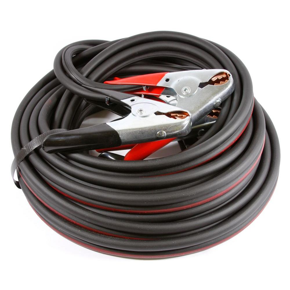 Forney 25 Ft 4 Gauge Twin Cable Heavy Duty Battery Jumper Cables 52873 The Home Depot 