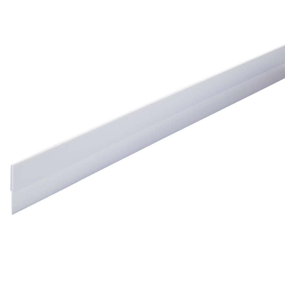 MD Building Products 1/2 in. x 36 in. Vinyl SelfAdhesive Door Sweep in White05587 The Home