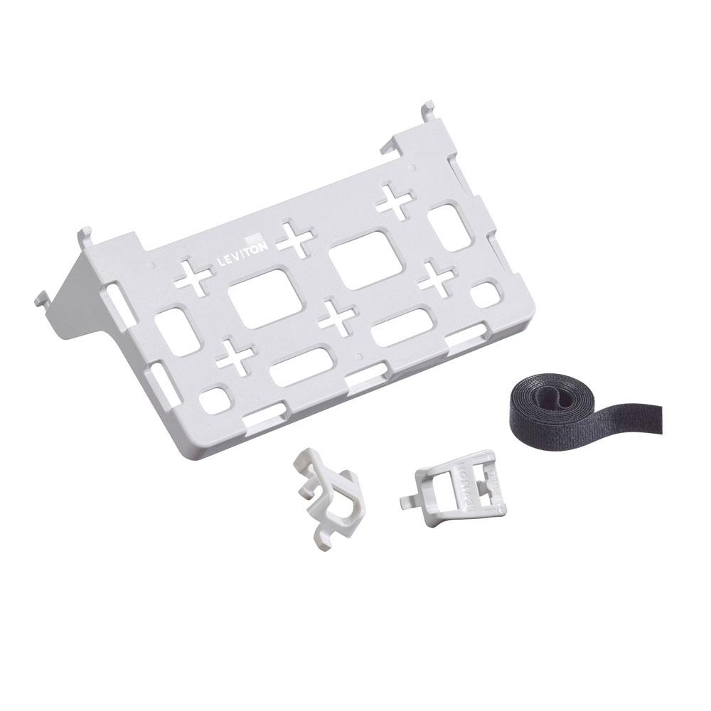 Leviton Plastic Universal Shelf Bracket for Structured Media Center49605AUB The Home Depot