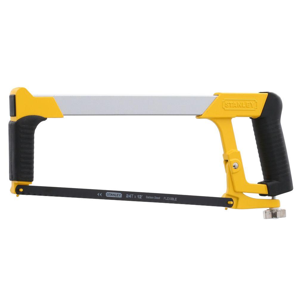 1Piece Heavy Duty High-Tension Hacksaw Frame with Plastic Handle