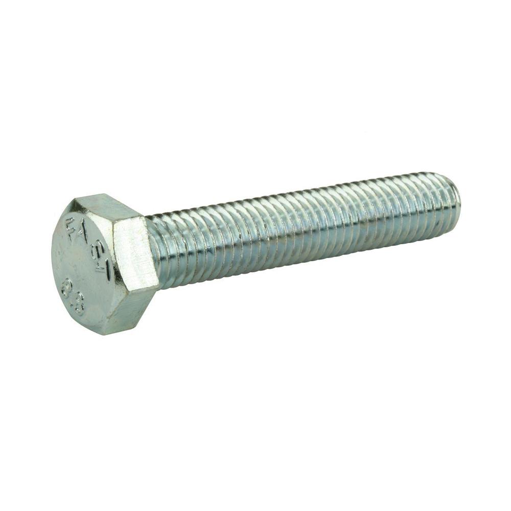 Everbilt 1/2 in. 13 tpi x 31/2 in. ZincPlated Hex Bolt801016 The