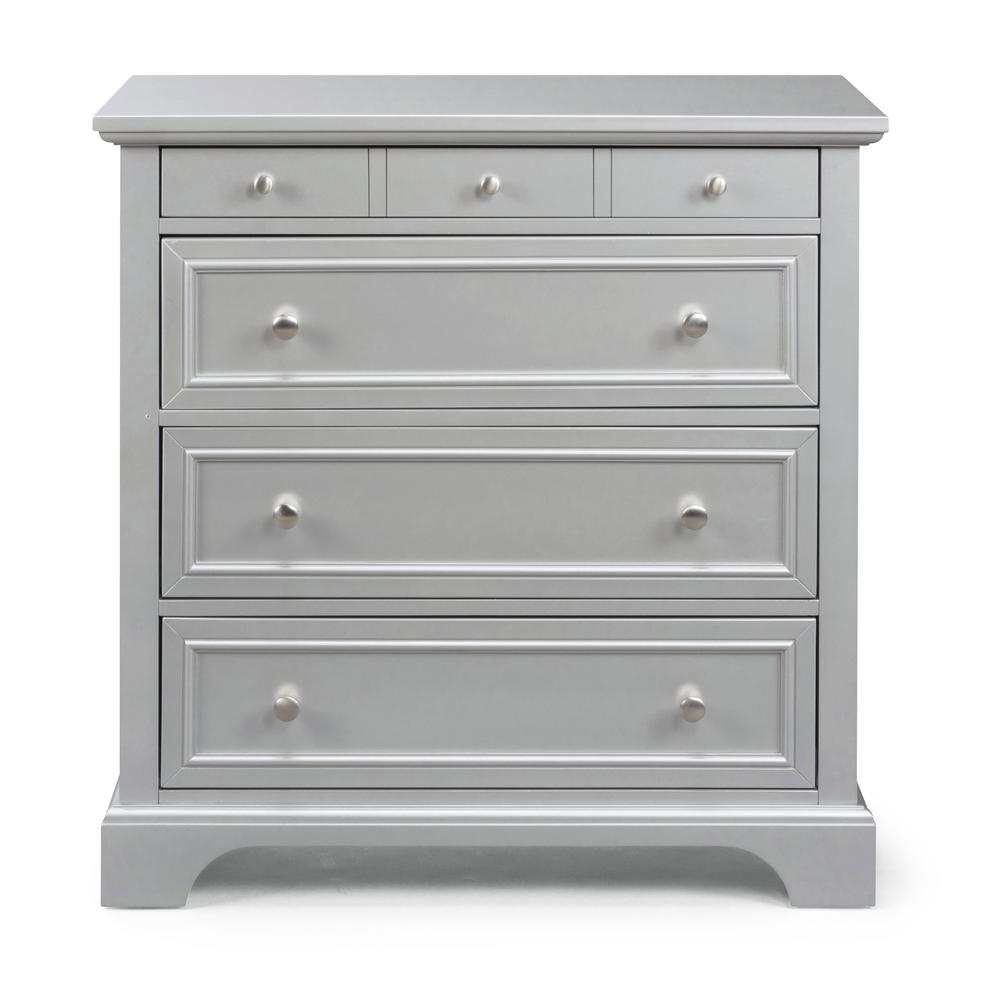 HOMESTYLES Venice 3Drawer Gray Chest553341 The Home Depot