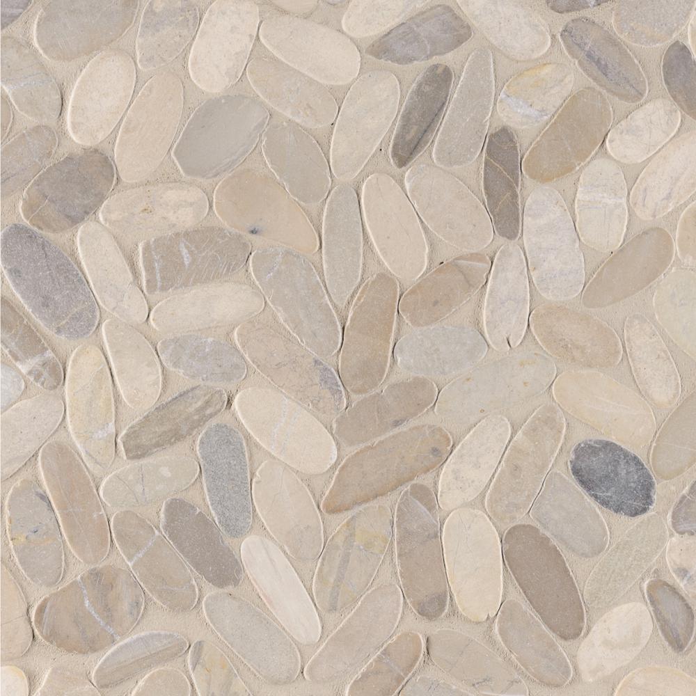 Msi Sliced Pebble Truffle 11 81 In X 10mm Textured Msi Sliced Pebble Truffle 11 81 In X