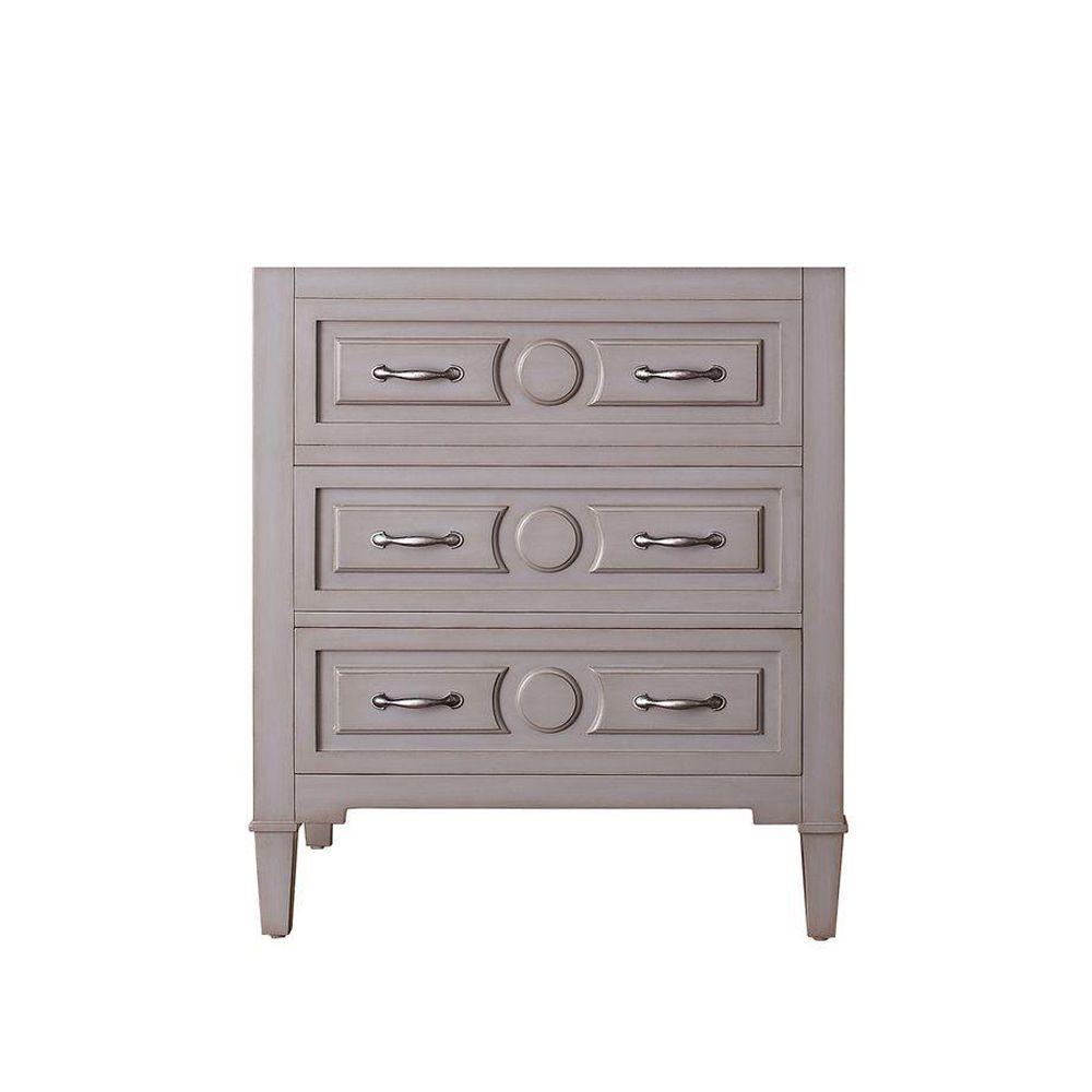 30 Inch Vanities Bathroom Bath The Home Depot Kelly 30 In Vanity Cabinet Only Grayish Blue