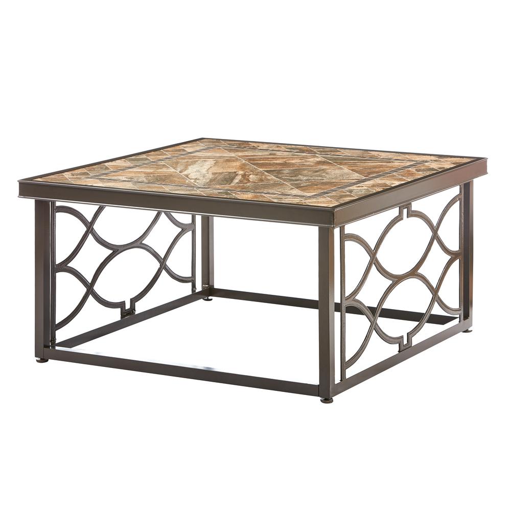 Richmond Hill Outdoor Coffee Tables Patio The Home Depot Richmond Hill Outdoor Coffee Tables