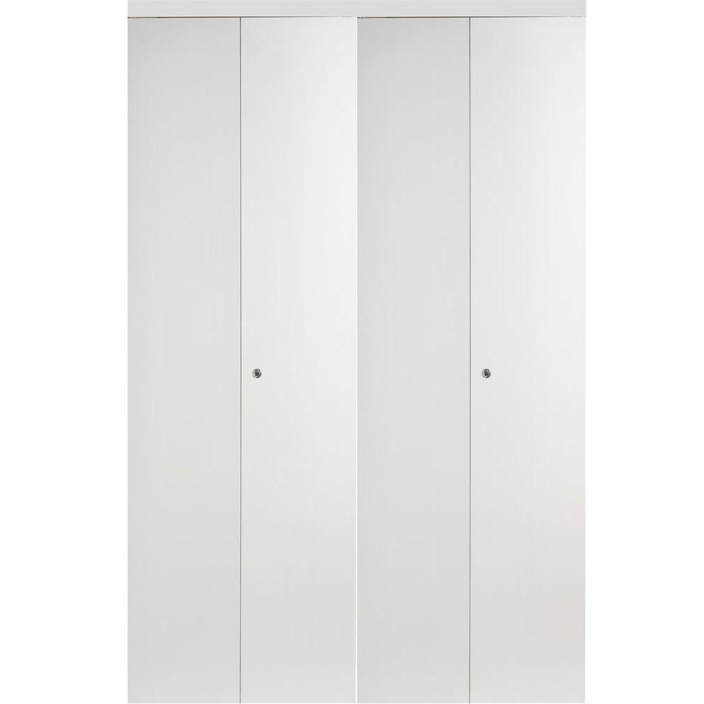 Impact Plus 54 In X 84 In Smooth Flush White Interior Closet