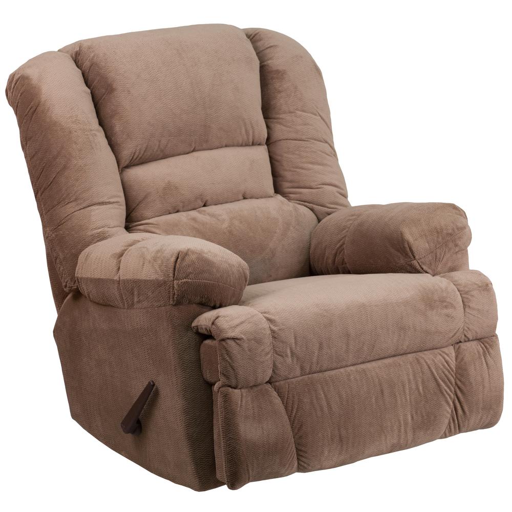 Flash Furniture Contemporary Dynasty Camel Microfiber Rocker Contemporary Dynasty Camel Microfiber Rocker Recliner By Flash Furniture