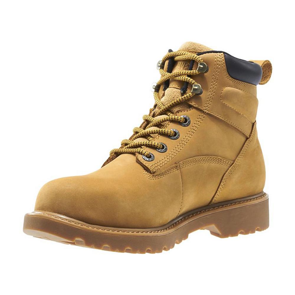 wolverine men's floorhand 6 inch waterproof soft toe work shoe