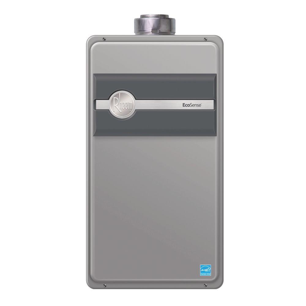 Rheem Ecosense On Demand 8 4 Gpm 180 000 Btu Gas Tankless Water Rheem Ecosense On Demand 8 4 Gpm 180 000 Btu Gas Tankless Water Heater Eco 180dvn The Home Depot