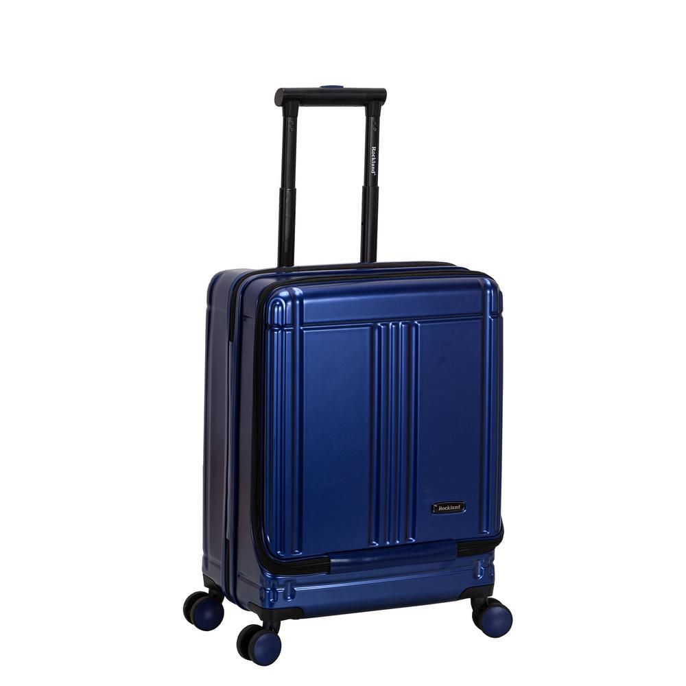 Rockland Tokyo 18 in. Navy Expandable Hard Side Spinner Carry on Laptop with TSA Lock, Blue was $270.0 now $90.0 (67.0% off)