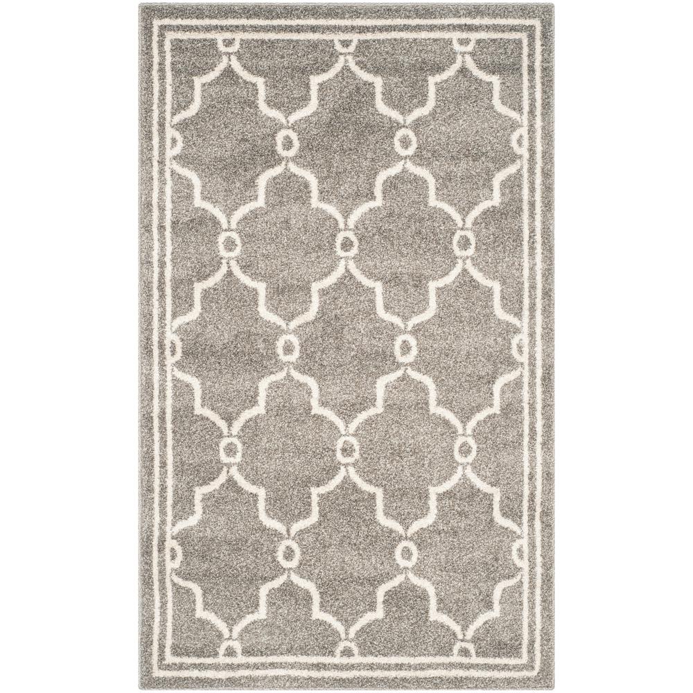 Safavieh Amherst Dark Gray/Beige 3 ft. x 5 ft. Indoor/Outdoor Area Rug